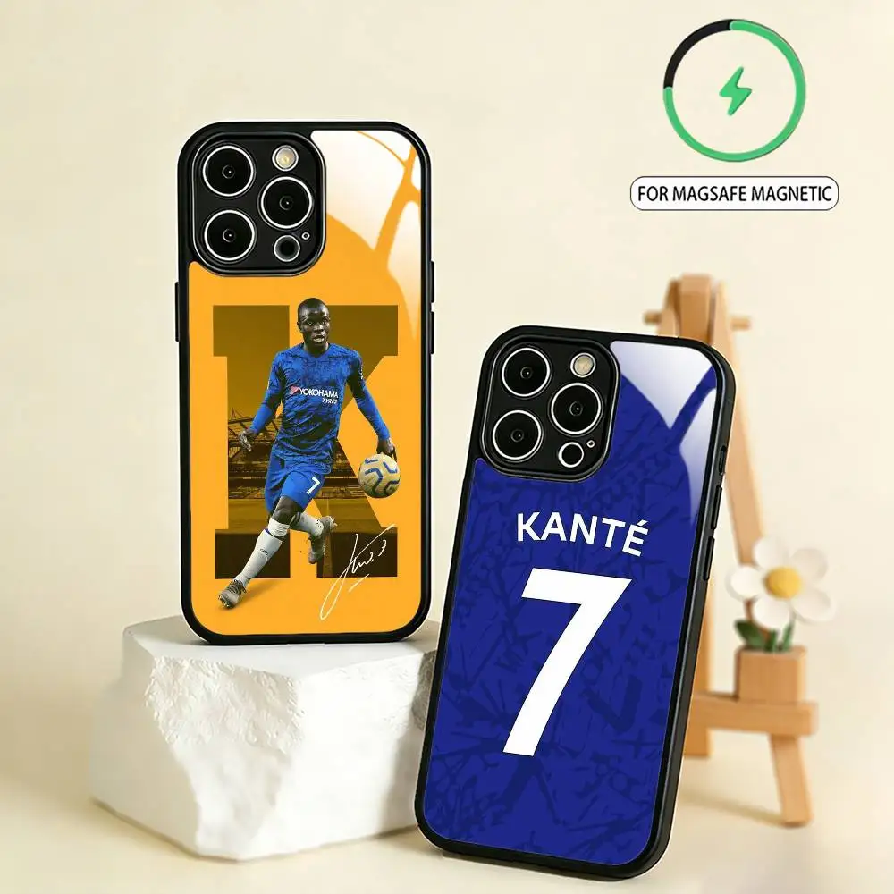 The engine N'Golo K-Kante Phone Case For iPhone17,16,15,14,13,12,11 Plus,Pro Max Magnetic For Magsafe Wireless Charging