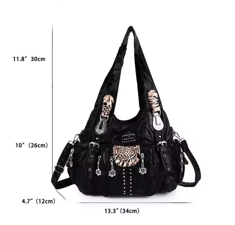 Angel kiss Bag Women Fashion Handbags Women Shoulder Bags PU Leather Handbag Female Satchel Shoulder Purse Bag bolsa feminina - Image 9