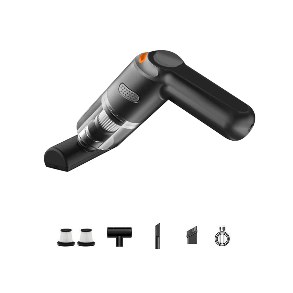 Car Handheld Vacuum 10000PA Suction, Wireless Vacuum Cleaner,Car Vacuum Cordless Rechargeable,Compressed Air Duster-HIM