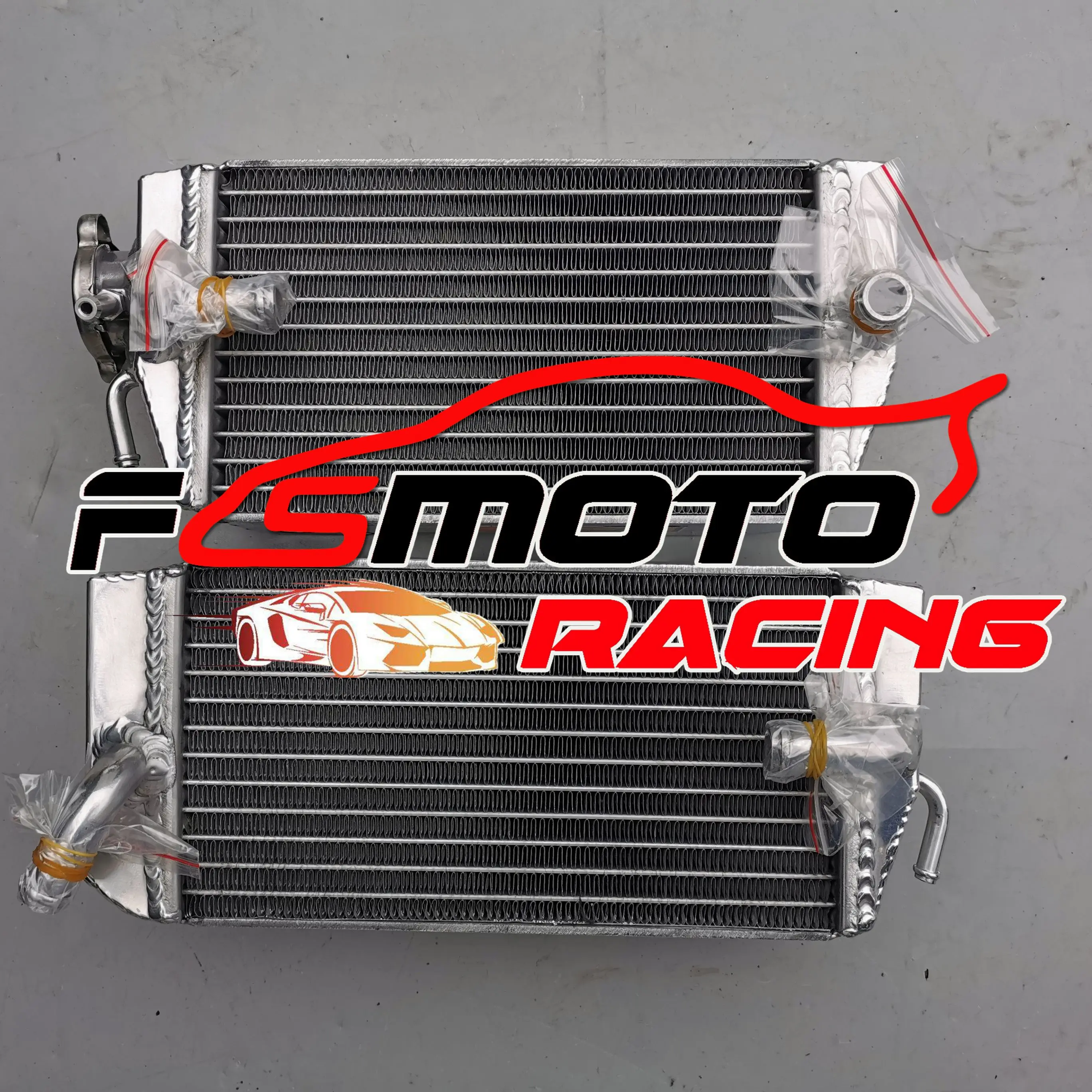 Aluminum Intercooler Radiator Water Cooling For Honda CRF450R CRF450 2002 2003 2004 04 03 02