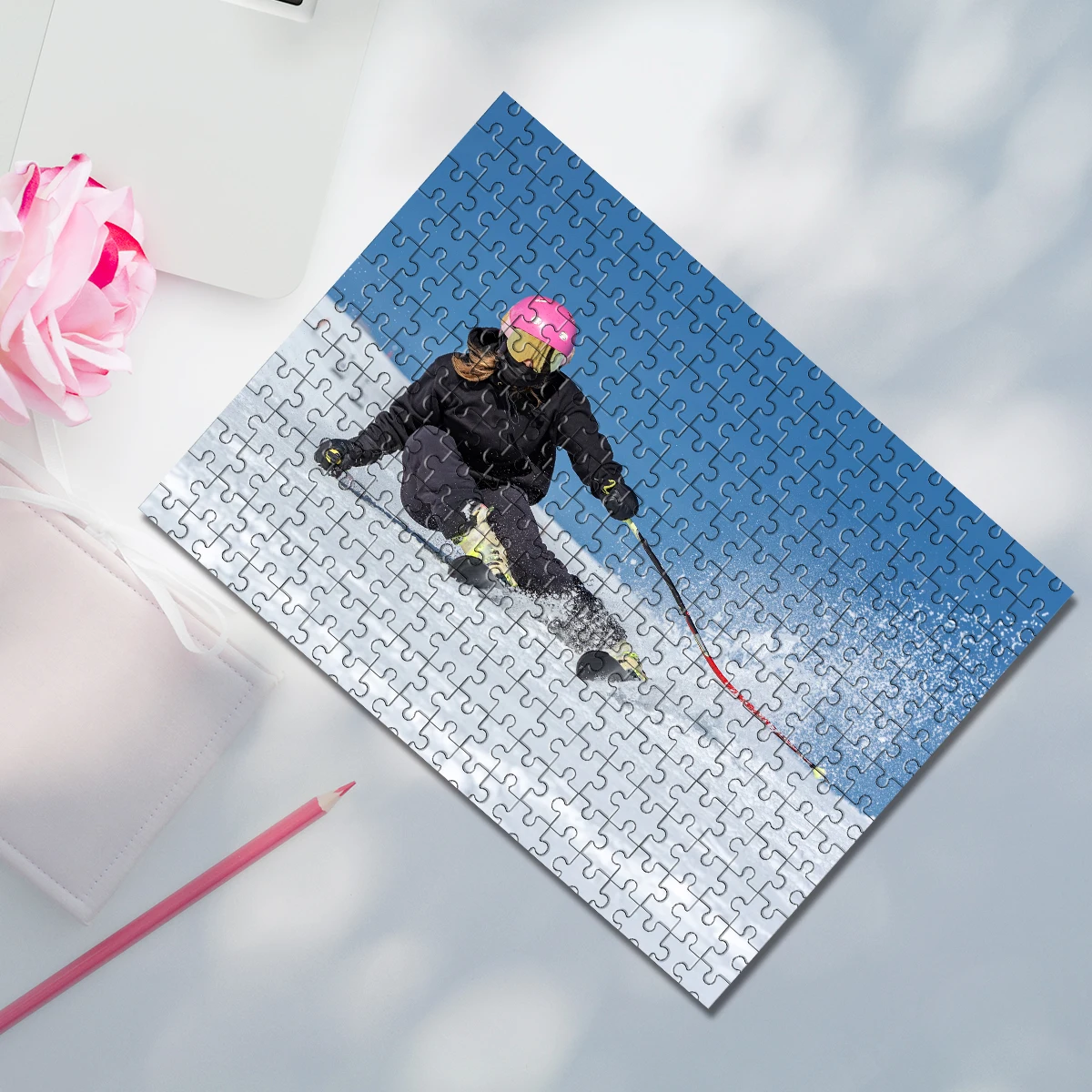 35/150/300/500/1000pcs cool couple family Custom Poster Custom Photo Custom  Portrait Puzzles Jigsaw puzzle