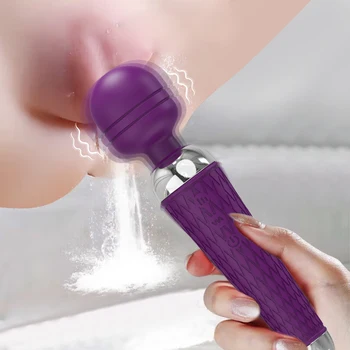 Draadloze Dildo Av Vibrator Toverstaf Voor Vrouwen Clitoris Stimulator Usb Oplaadbare Stimulator Goederen Speeltjes Voor Volwassenen 18