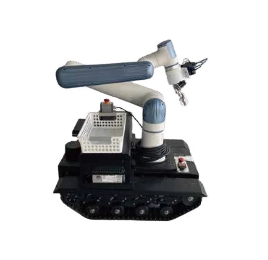 UGV Crawler Tracked Robot Chassis With Remote Control ROS Open Source Off-road All Terrain Mobile Robot Platform