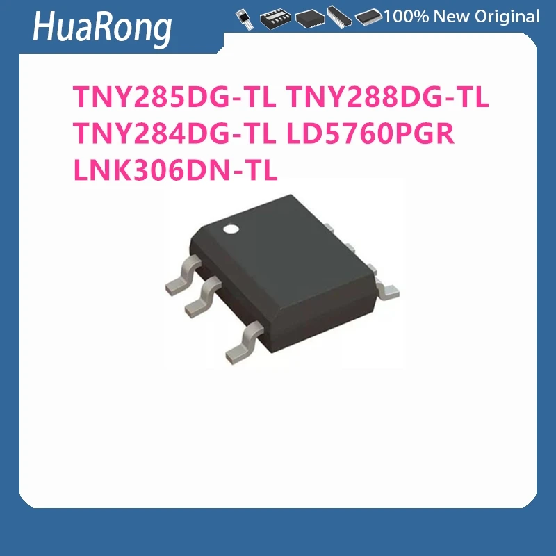 10Pcs/Lot TNY285DG-TL TNY288DG-TL TNY284DG-TL LD5760PGR LD5760 LNK306DN-TL SOP7