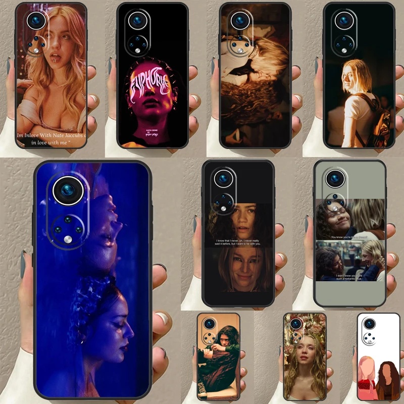 Euphoria Season 2 Rue and Jules For Huawei P20 P30 P40 P60 Pro P Smart Nova 9 5T Honor 70 90 50 Magic5 Lite X7a X9a X8a Case