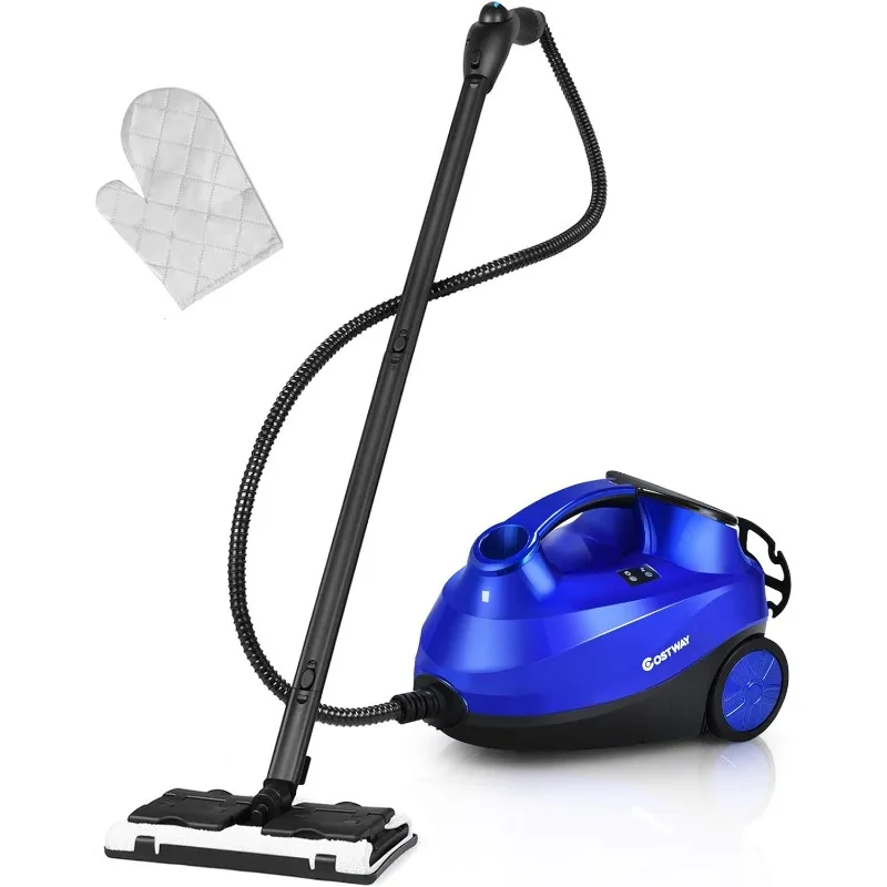 COSTWAY 2000W Multipurpose Steam Cleaner with 19 Accessories, Household Steamer w/ 1.5L Tank for Chemical-Free Cleaning