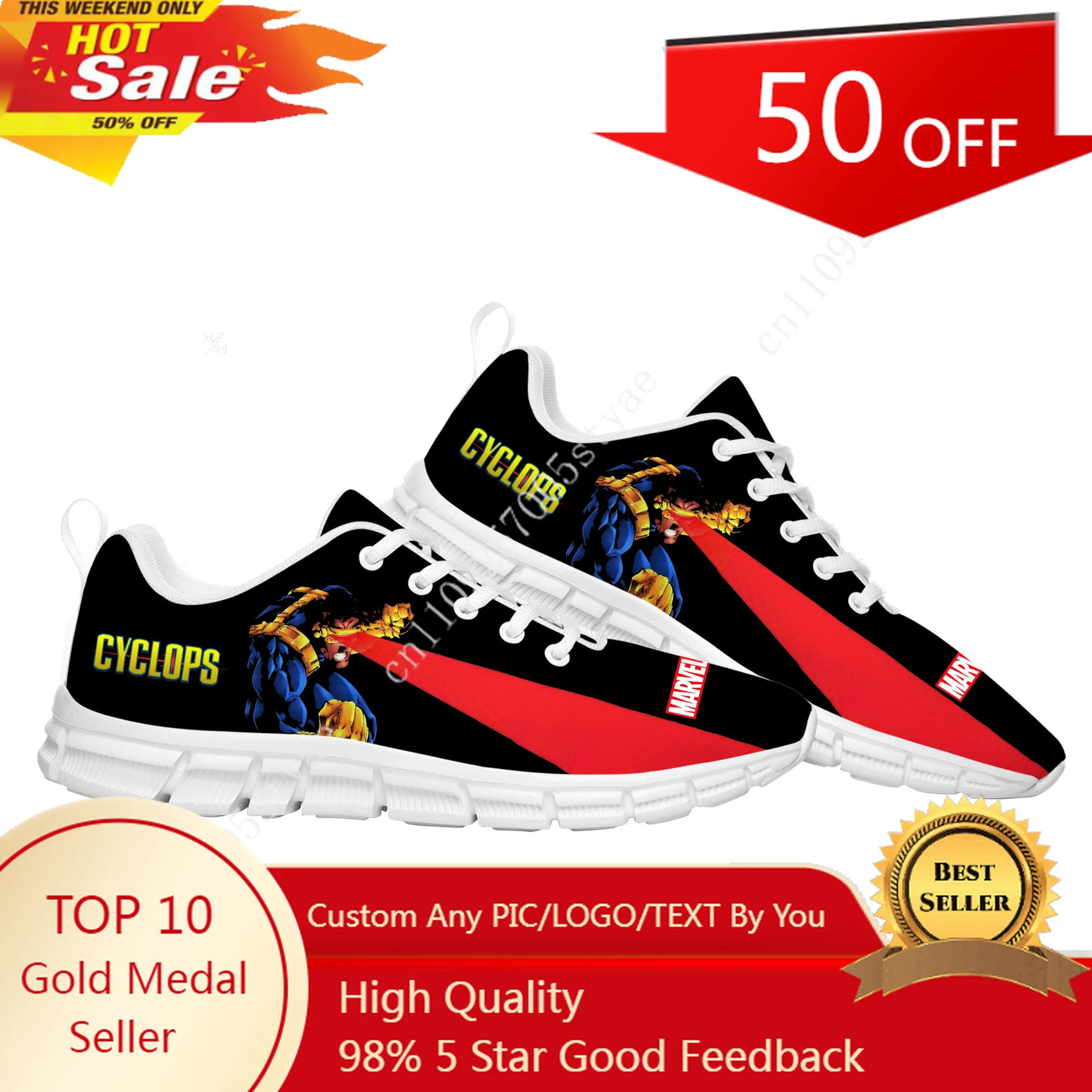 Marvel Scott Summers Cyclops Sports Shoes Mens Womens Stylish High-QualityCustom Sneakers Lightweight Casual Running Sneaker