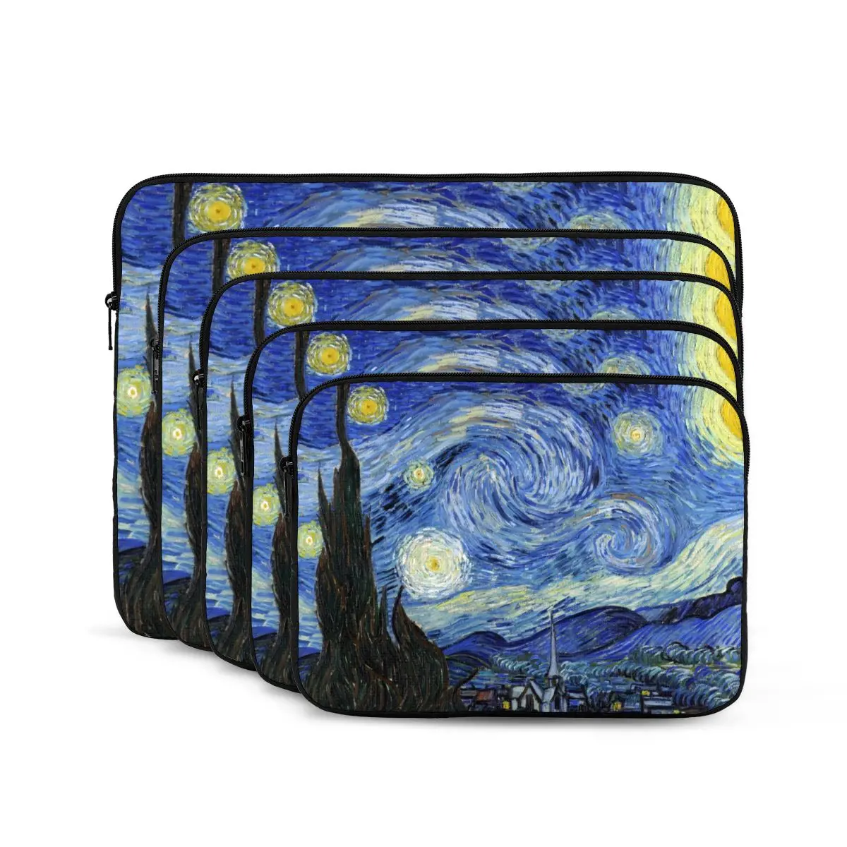 فان جوخ حقيبة كمبيوتر محمول للكمبيوتر المحمول الحقيبة 10 12 13 15 17 بوصة دفتر غطاء للأكمام حقيبة اللوحي للصدمات