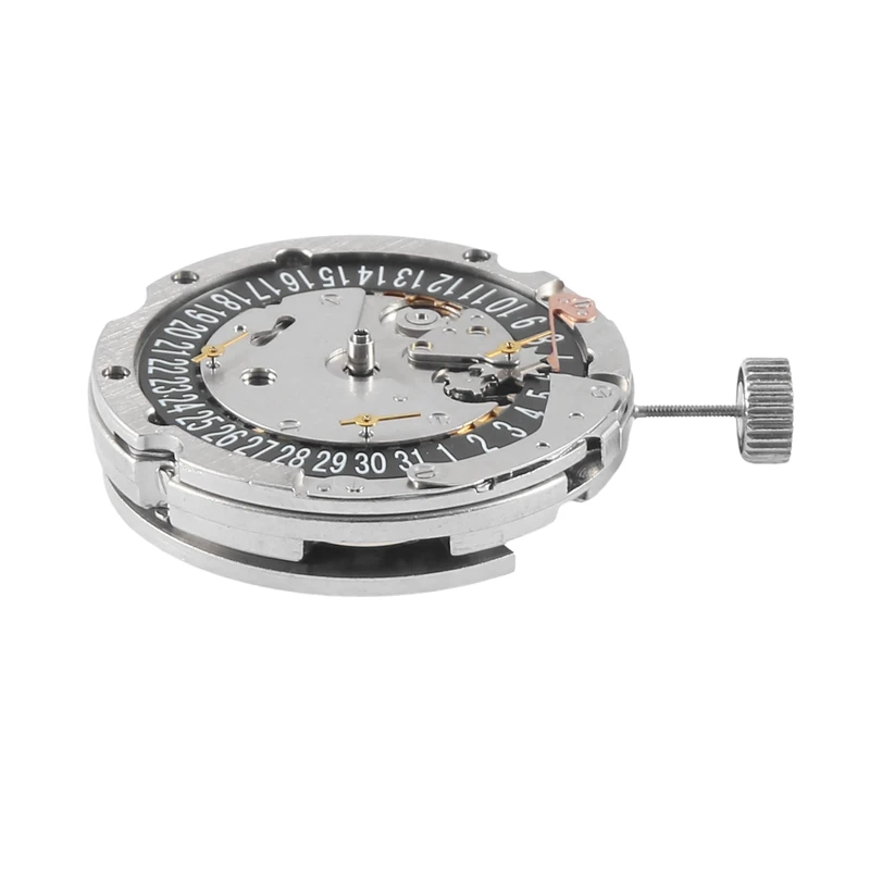 ST2552 Six-Pin 6 O'clock Black Calendar Fully Automatic Mechanical Movement 3/6/9 Small Needle Watch Accessories