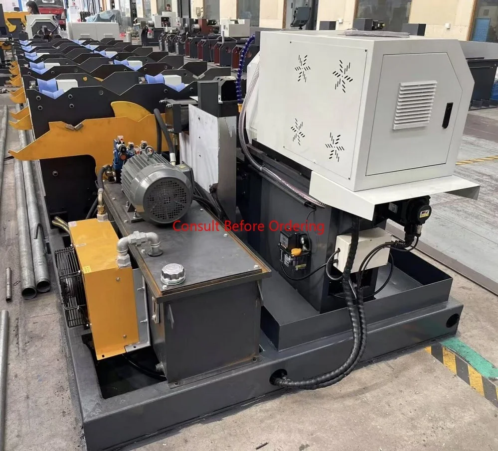 Laminatrice automatica per filettatura ad alta precisione per tubi metallici, aste, filettatura industriale, maschiatura per acciaio, rame, alluminio