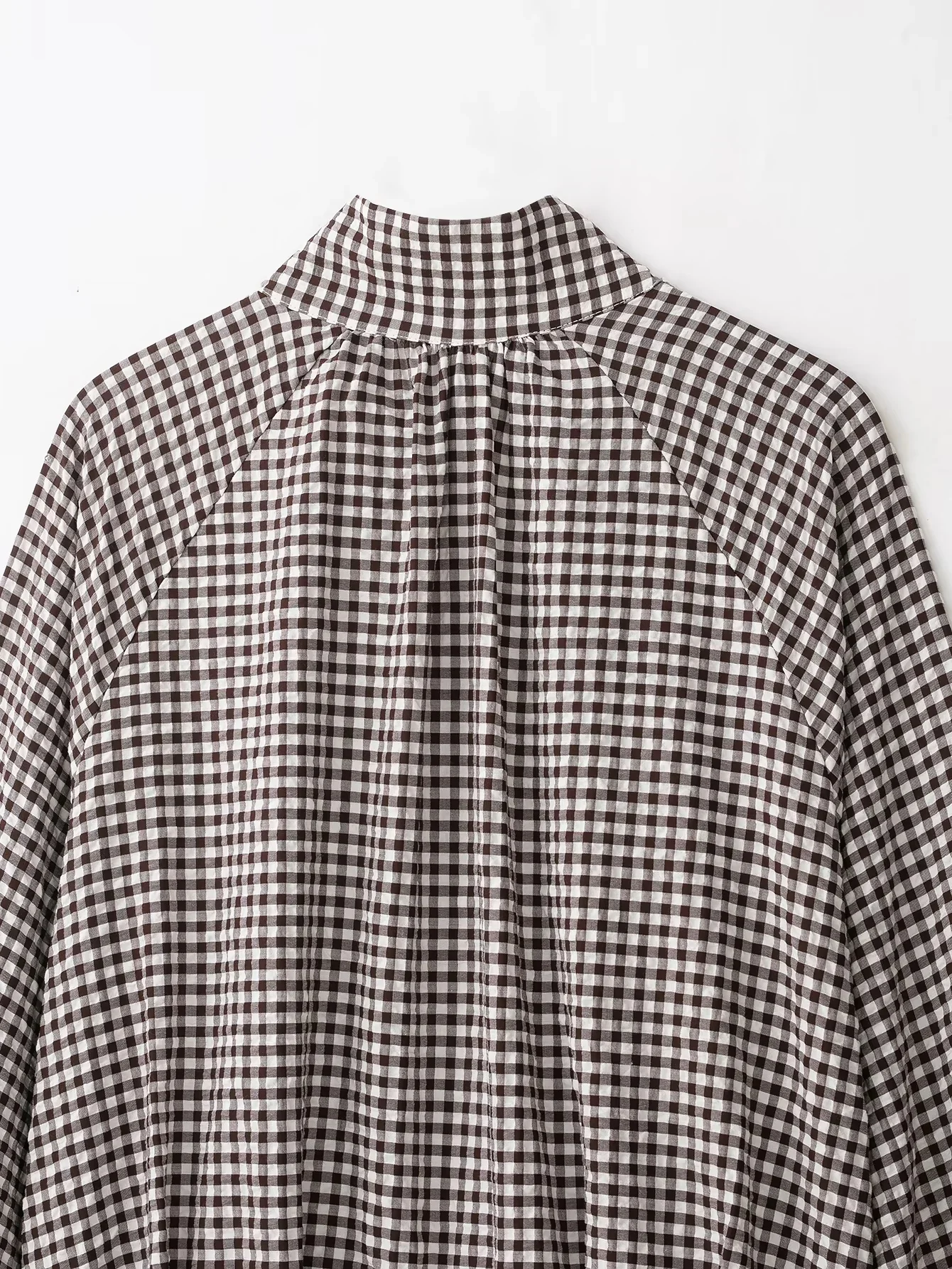 KONDALA Damen Lässige Elegante Karierte Hemdjacke 2026 Frühling Herbst Trendige High-Street Vintage Jacke Vielseitige Pendlerjacke für Damen – Detail 9