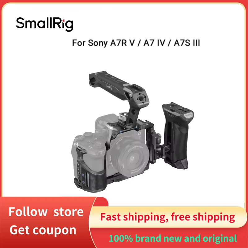 Smallrig-高度なカーボンファイバーサイケージ,超軽量,Sony Alpha 7r v,Alpha 7s iii 3710, Alpha 7 iv