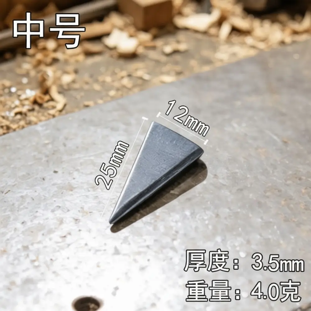 Steel Triangle Wedge For Axe Hammer Handle Connection Secure Fixing Maintenance Durable Repairing Tool Replacement
