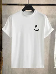 100% Cotton T-shirt Smile Graphic Printed Summer T Shirt Fashion Men Women Short Sleeve Band Tees Gothic Clothing