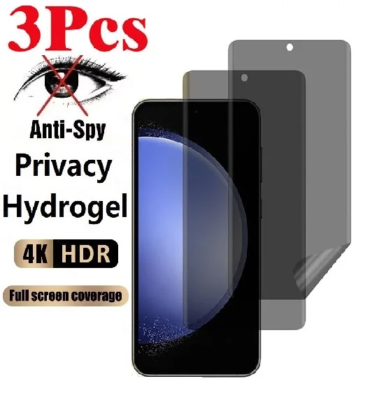 3Pcs Anti Spy Privacy Hydrogel For Vivo G2 T3x T3 Ultra Lite 5G iQOO Neo9 Neo9s Pro Plus Global Neo 10 Pro Screen Protector Flim