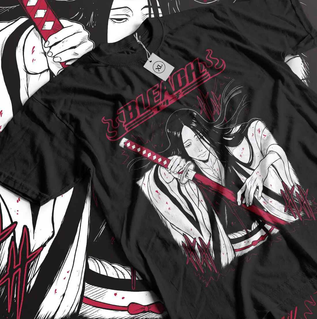 Retsu Unohana T-shirt Zaraki Kenpachi Bleach Anime Manga Funny Gift T-Shirt