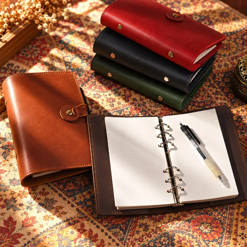 A7 Top Grain Leather Traveler Notebook Vintage Pocket Journal Diary Planner Handmade Holiday Gift Custom Engraving