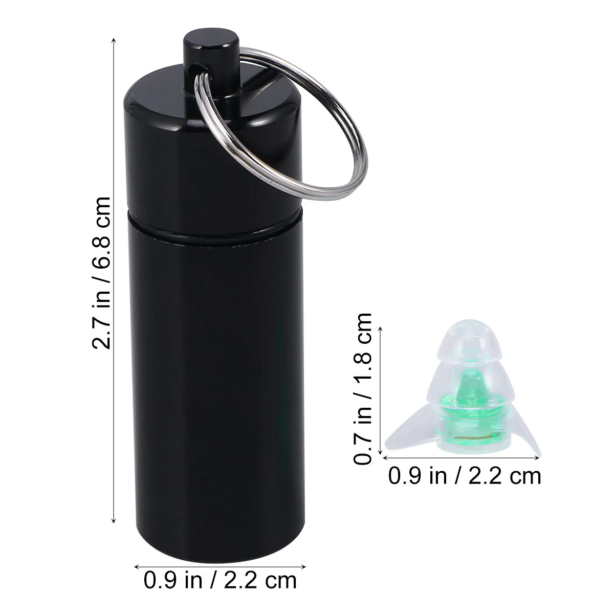 Noise Reduction Earplugs for Sleep Snoring Travel Soft Ergonomic Hearing Protection Green