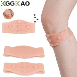 1Pcs Magnet Therapy Knee Pain Relief & Patella Stabilizer Knee Strap Brace Support for Hiking,Soccer,Basketball,Running & Squats