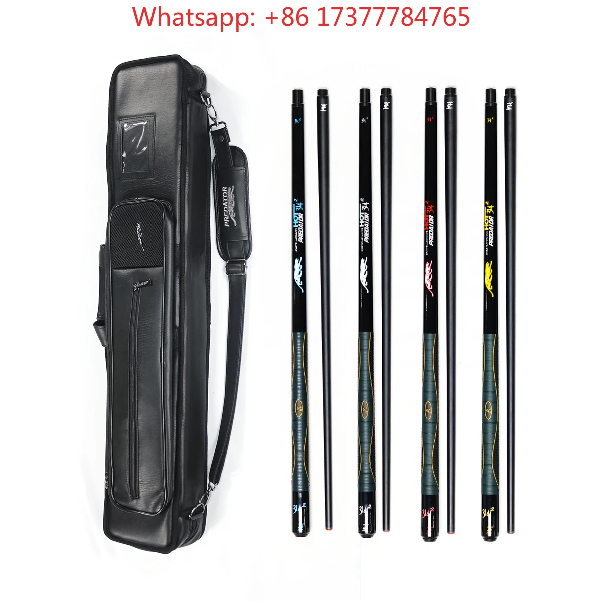 4B8S 12 Holes Cue Case Kit Premium Gift Set 58