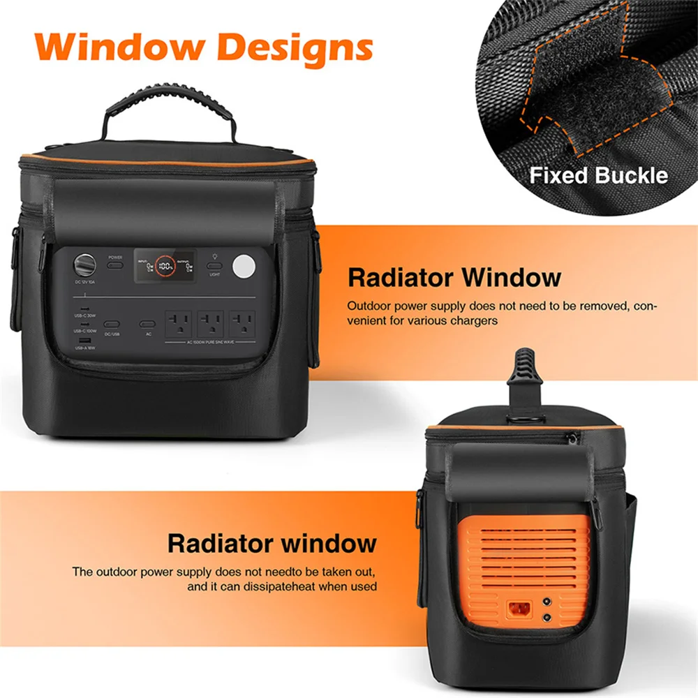 High-Quality Portable Storage Case for Explorer 1000V2 Power Station Shockproof Design