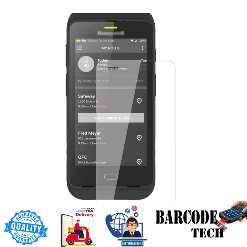 

5 шт., защитная пленка для экрана Honeywell CT40 ct40