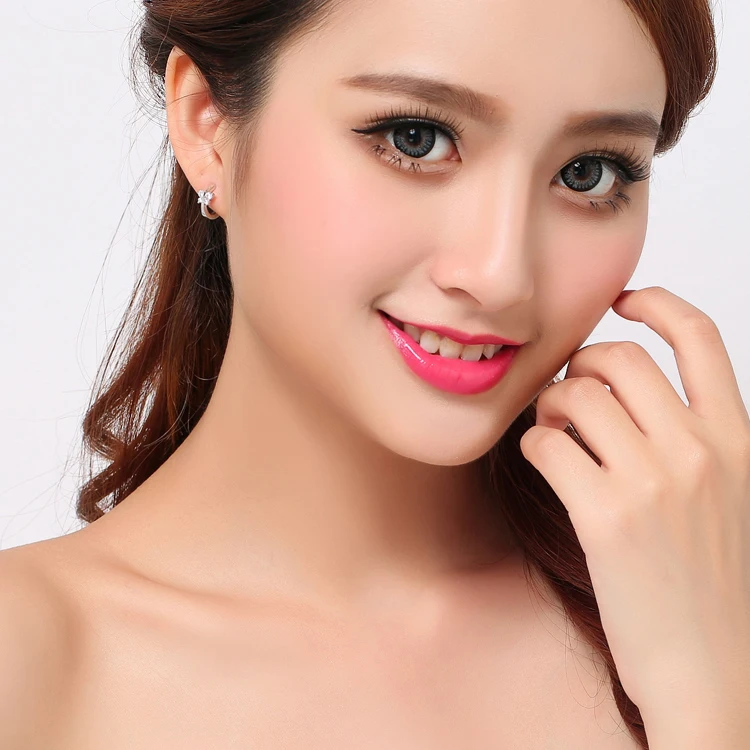 925 Silver Butterfly Zirconia Small Hoop Earring For Girls Child Wome Beautiful Aros Huggies Earring Jewelry image 3