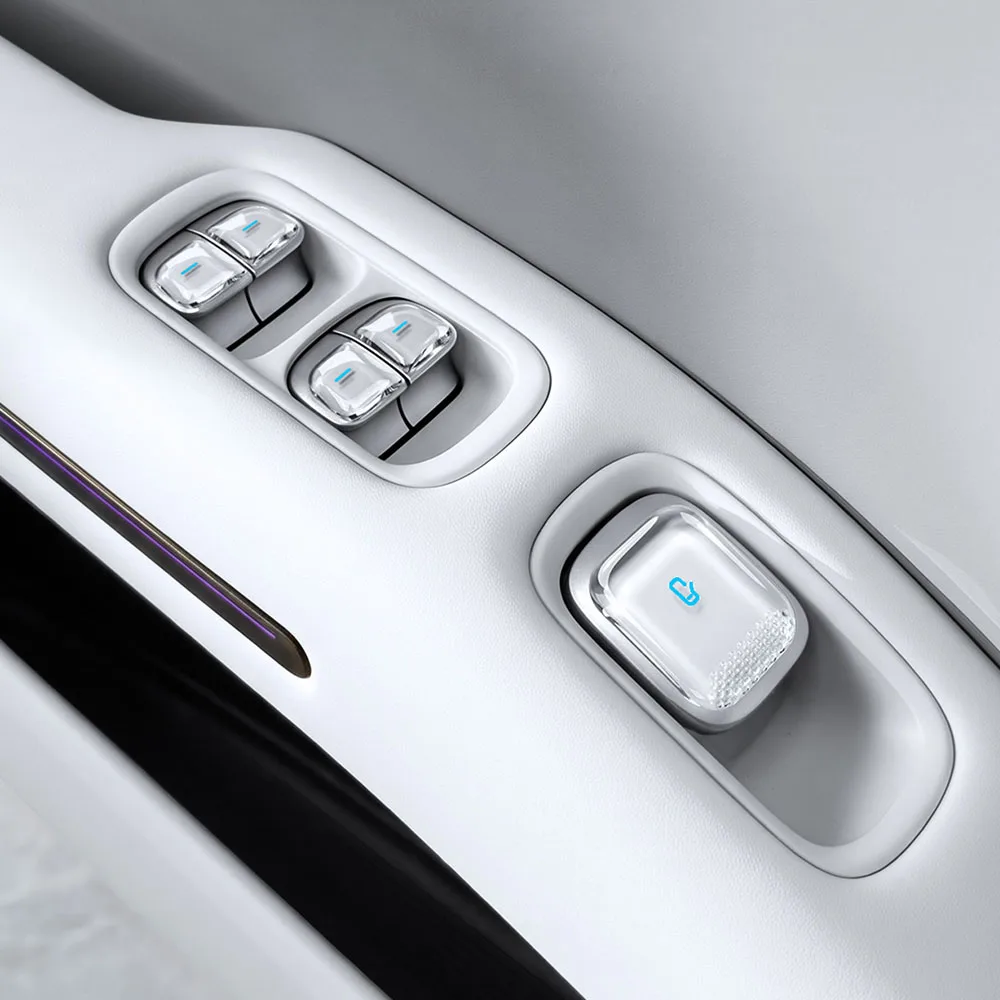 Fit For XPENG MONA L03 Door Lift Window Panel Button Sticker Automotive Modification Supplies Invisible Protective Tape