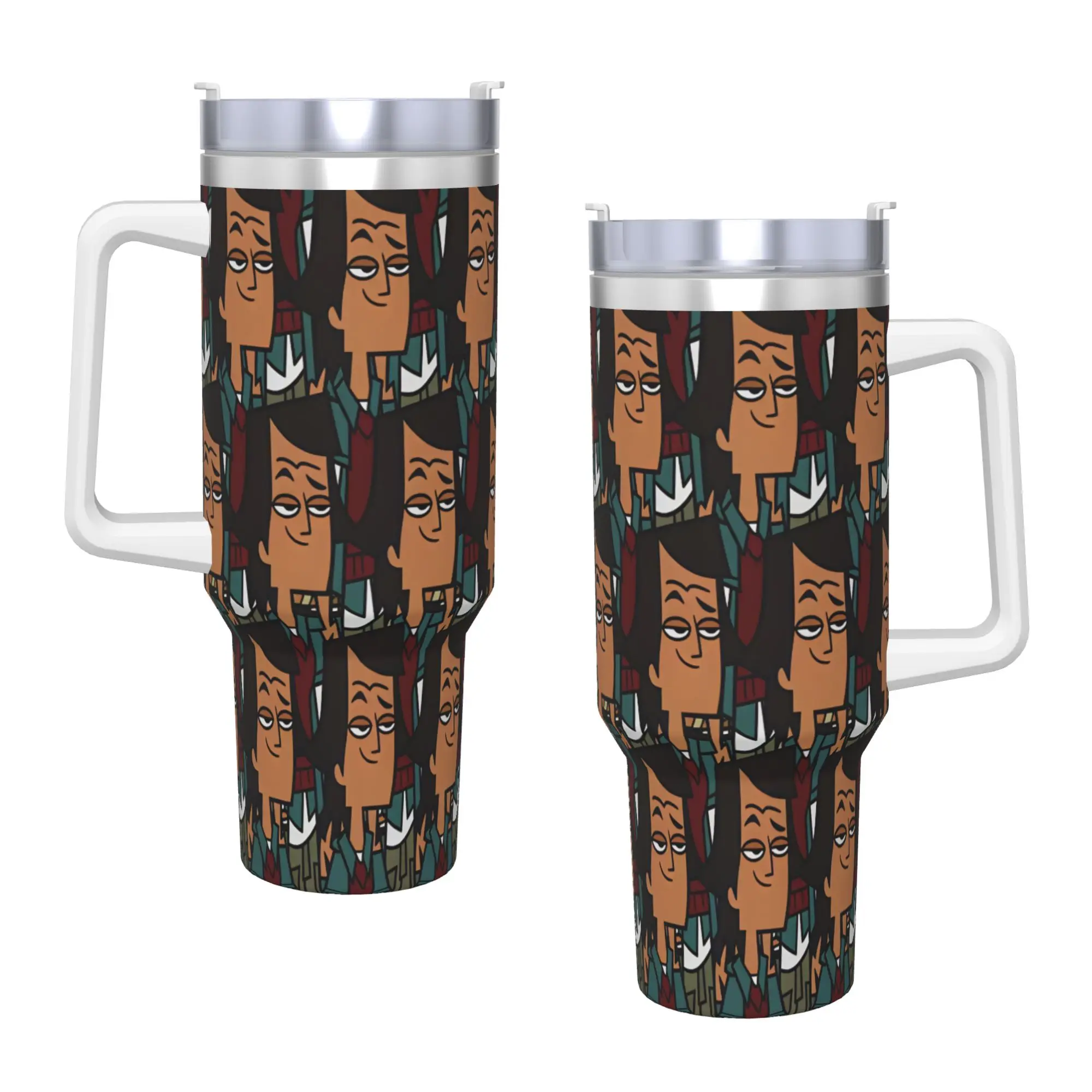 Totals Dramas Characters Tumbler  Cold and Hot Water Bottle Heat Preservation Stainless Steel Thermal Cups Travel Mugs Cup
