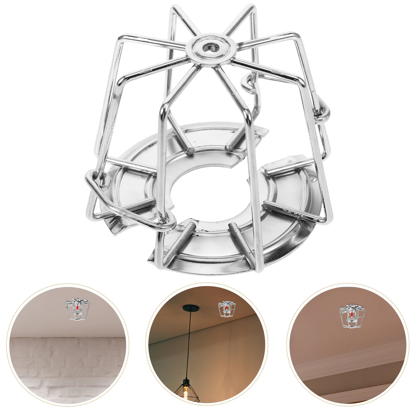 Fire Sprinkler Head Cover Metal Guard For Spray Head Protection Universal Cage For Interior Fire Sprinkler System
