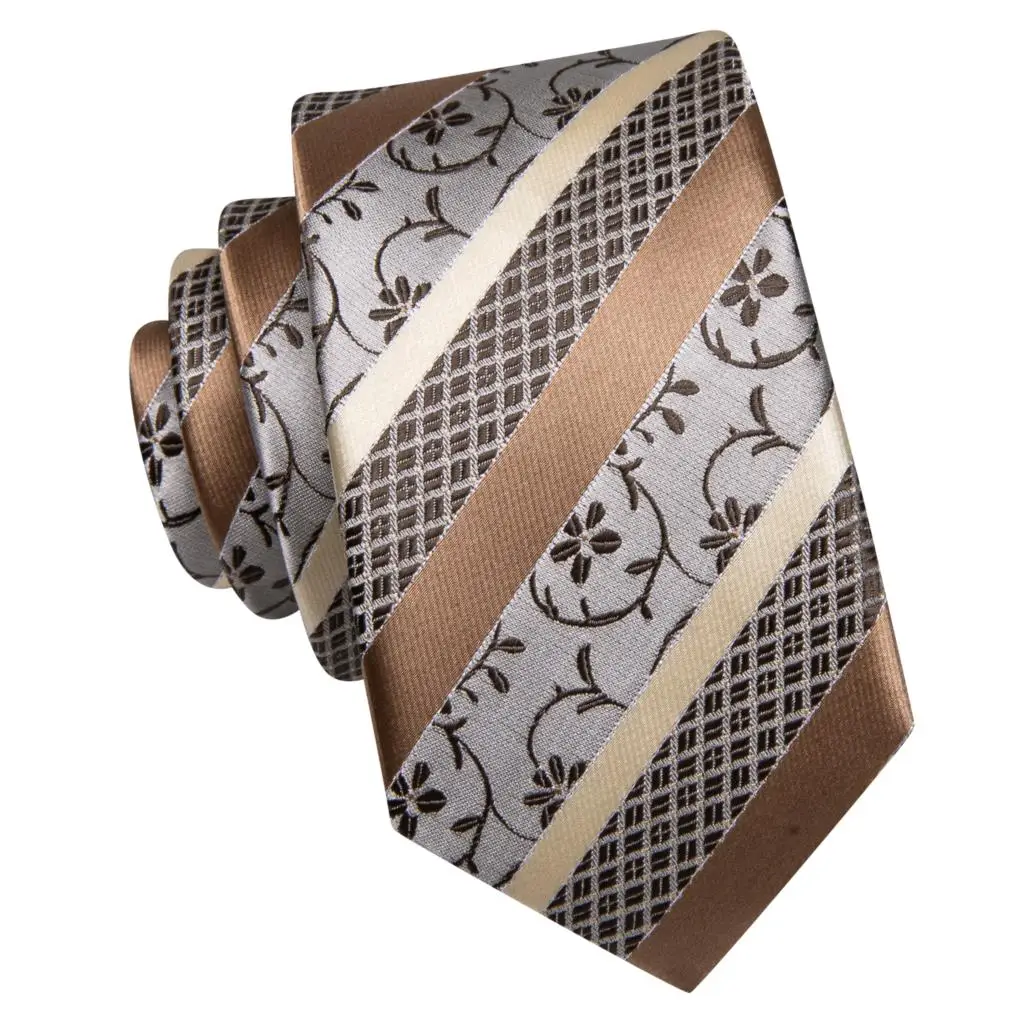 Hi-Tie Boys Girls Champagne Solid Tie For Children Handky Child Silk Necktie 120CM Long 6CM Wide Student Kids Uniform Tie