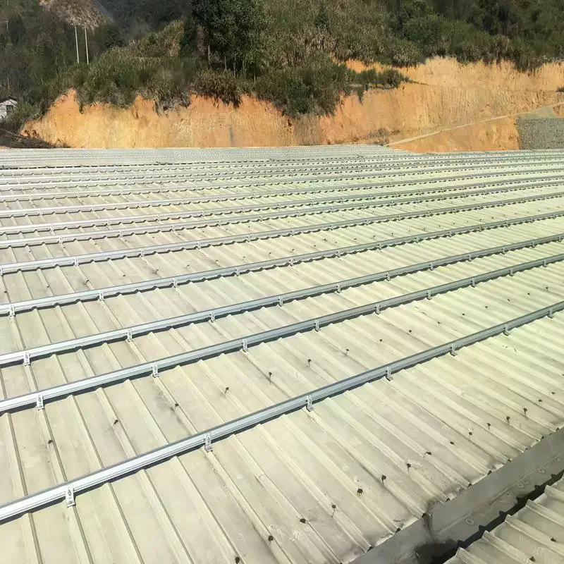 Aluminum Solar Panel Mounting L Bracket PV Connection Rail Cross Interconnects For RV Boat Off Roof Solar Installation