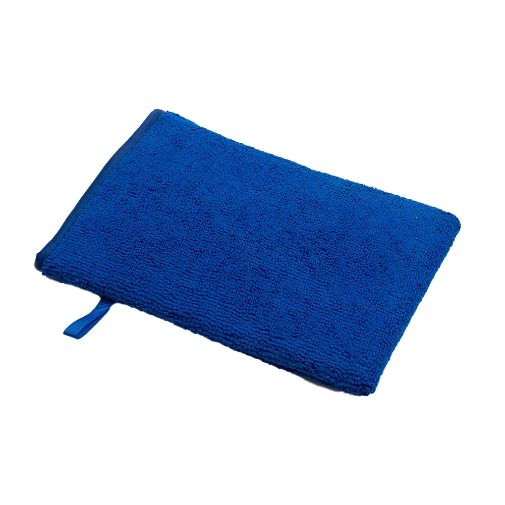 1*Car Blue Wash Gloves Microfiber Clay Bar Clay Mitt Car Polishing Detailing Tool 140*220mm/5.5*8.7