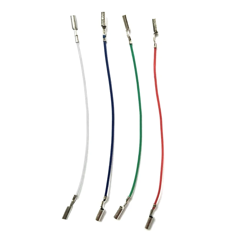3/4 ชิ้นตลับหมึก Phono Cable นำสายหัวสำหรับแผ่นเสียง Phono Headshell
