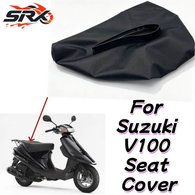 For Suzuki V100 Seat Cover ASSY Seat Cover Kusyen Seat Cushion Cover Cloth Small Pillowcase Kaver V100