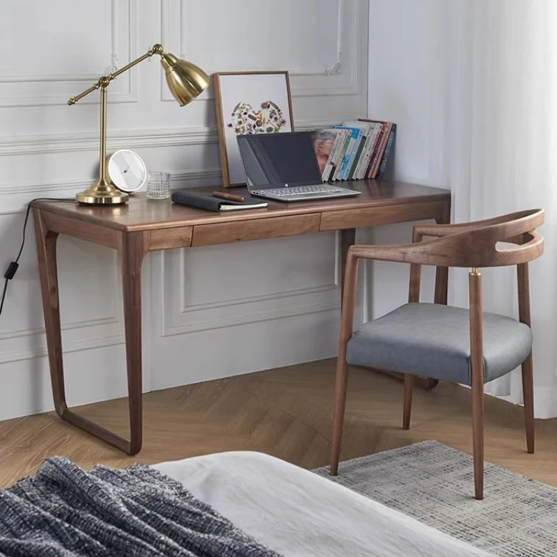 Vintage Computer Office Table Space Saving Wooden Study Minimalist Office Table Modern Standing Schreibtisch Unique Furniture