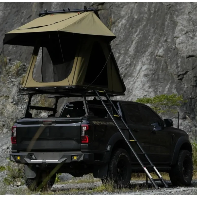Durable Outdoor Travel Camping Equipment, Lightweight Universal Aluminum Hard Shell Car Roof Top Tent