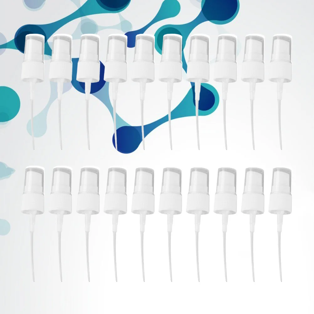 20 Stück Nebelspray-Pumpenköpfe Ersatz für Parfümflaschen, nachfüllbarer Behälter, Sprühgerät, Zubehör, Flaschenverschlüsse