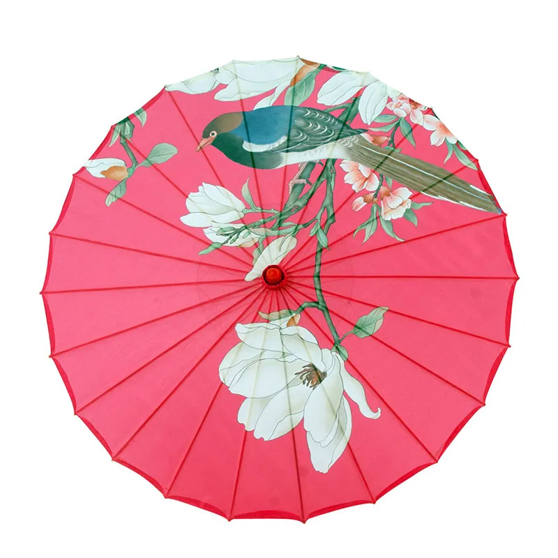 Ancient Chinese Oil Paper Umbrella Hanfu Waterproof Oil Paper Umbrella for Wedding Photograph Dance Decorative