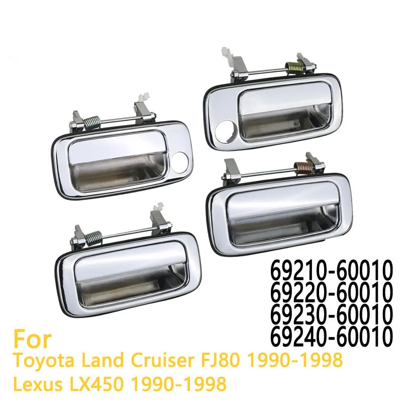 Exterior Door Handle For Toyota Land Cruiser FJ80 1990-1998 Outside Handle 69210-60010 69220-60010 69230-60010 69240-60010