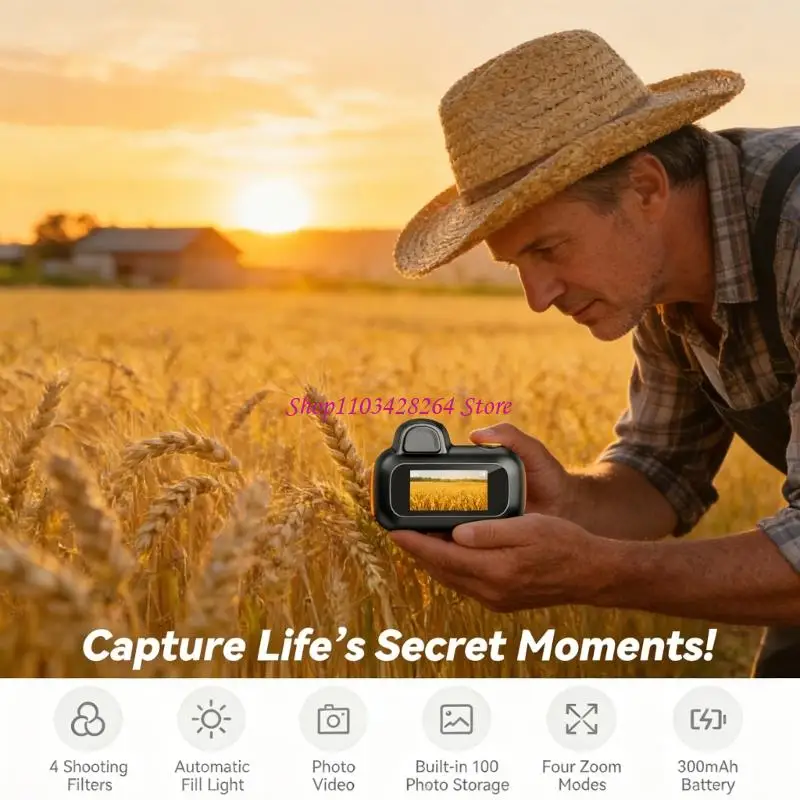  Easy to Use Childrens Camera Fun Features Transportable Toy Rechargeable