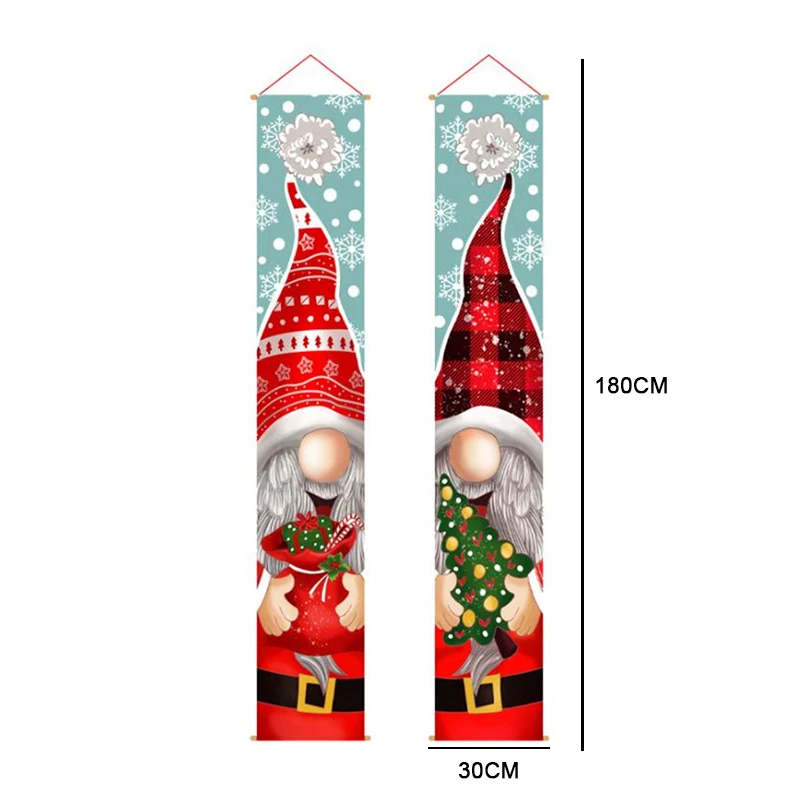 عيد الميلاد الشرفة معلقة الباب راية عيد ميلاد سعيد الديكور للمنزل عيد الميلاد زخرفة هدايا عيد الميلاد 2022 سنة جديدة سعيدة 2023 #2