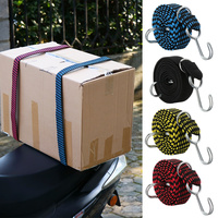 New Elastics Rubber Luggage Rope Cord Hooks Bikes Rope Tie Bicycle Luggage Roof Rack Strap Fixed Band Motorcycle Accessories