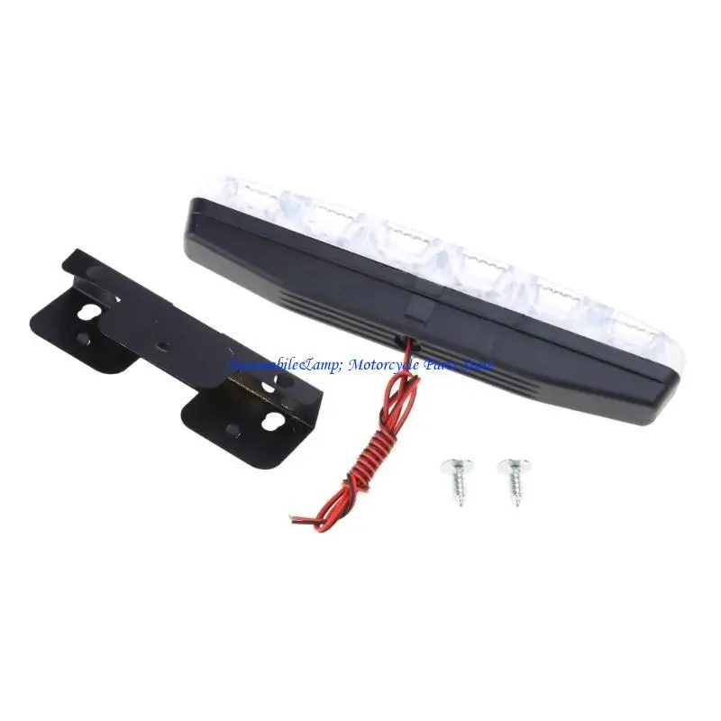 H7BD Universal Car 6 LED Daytime Running Light Decorative Lamp for Auto