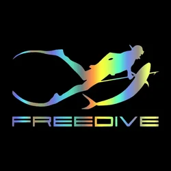 free dive vinyl car sticker waterproof cool waterproof removable decal self-adhesive car auto stickers 20cm*11cm