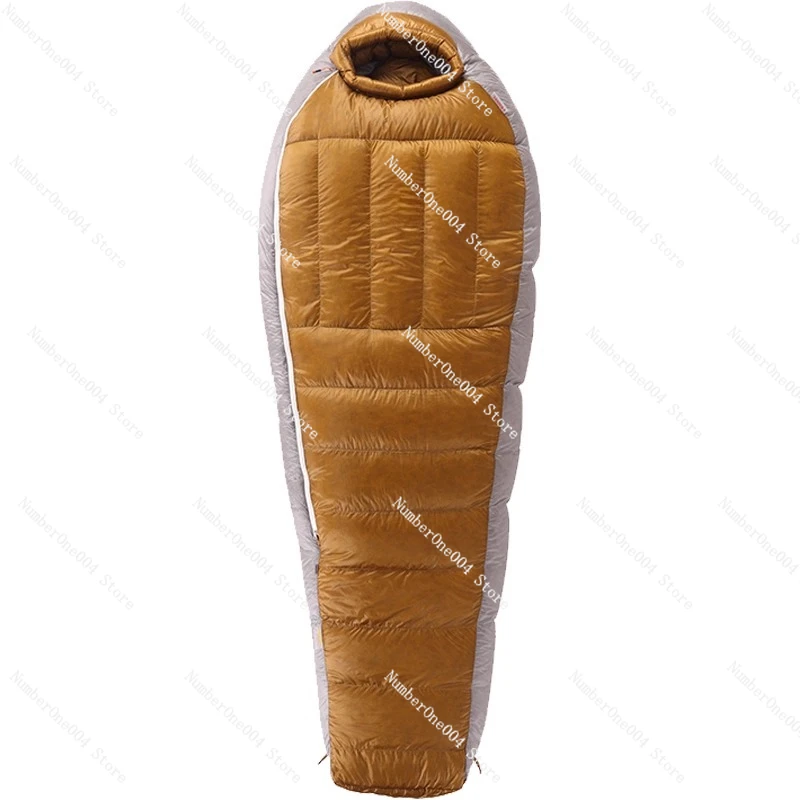 

Z400 Goose Down Lightweight Down Sleeping Bag, Autumn and Winter Adult Water-resistant Camping Cold-proof and Warm Sleeping Bag