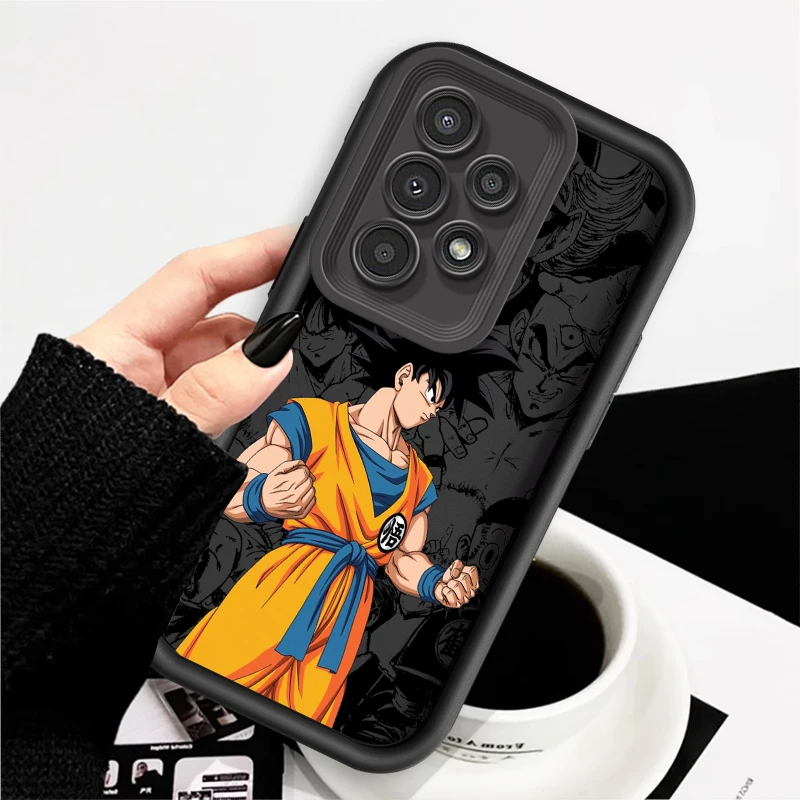 Anime D-Dragon Ball Son Goku For Samsung A73 A71 A54 A53 A52 A51 A33 A32 A21S A14 A13 A12 A03 A04 A05 5G Eye Ladder Soft