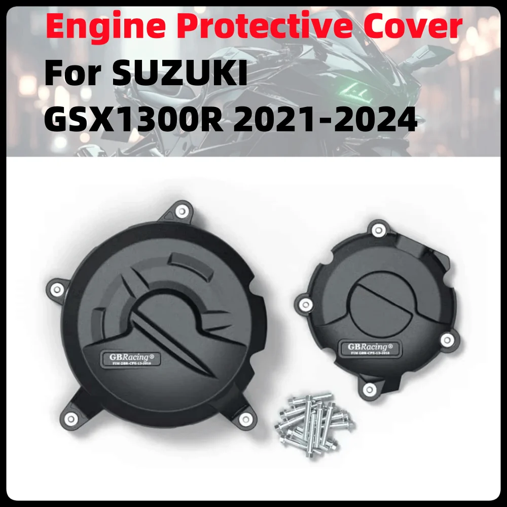 

For SUZUKI GSX1300R HAYABUSA 2021 2022 -2024 GB Racing Engine Cover Motorcycle Alternator Clutch Protection Cover Accessories