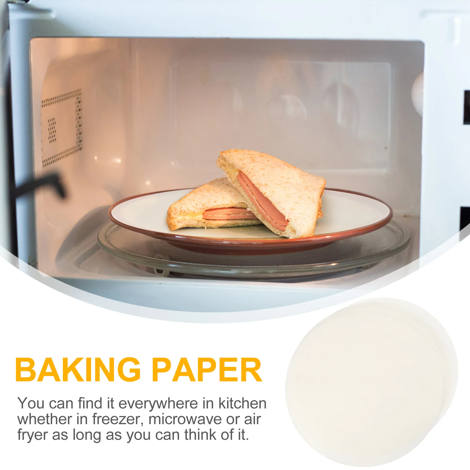 

500pcs Non-Stick Baking Parchment Paper Sheets Oil Proof Waterproof For Kitchen Cooking Cake Cookies Air Fryer Use