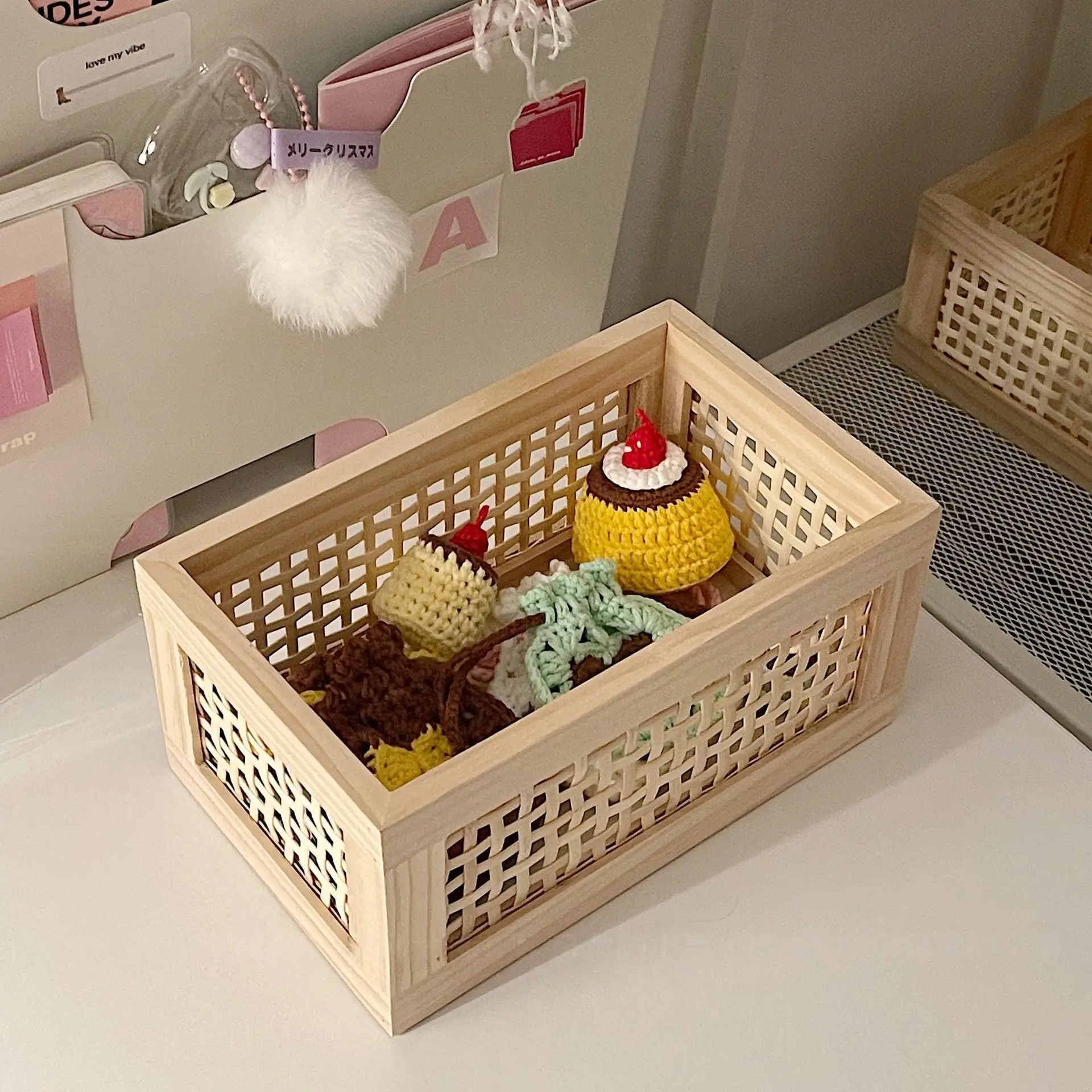 Retro Rattan Organizer Aufbewa – Baby Clothing Basket Bewertung und Preis